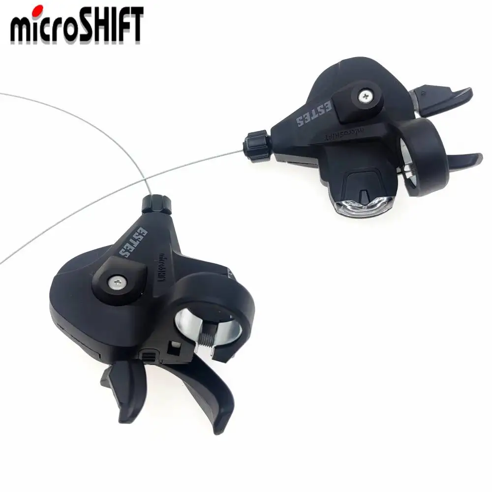 MicroSHIFT ESTES 3x7/8/9-Gang 21/24/27-Gang Schalthebel für rechte oder linke Hand, Rapid Fire MTB Mountainbike Fahrrad-Schalthebel – Detail 3