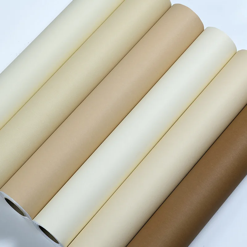 البيج الحليب الشاي كريم نمط غرفة نوم خلفية خلفية ذاتية اللصق ديكور المنزل ملصق 2025 جديد عصري جدار جدارية