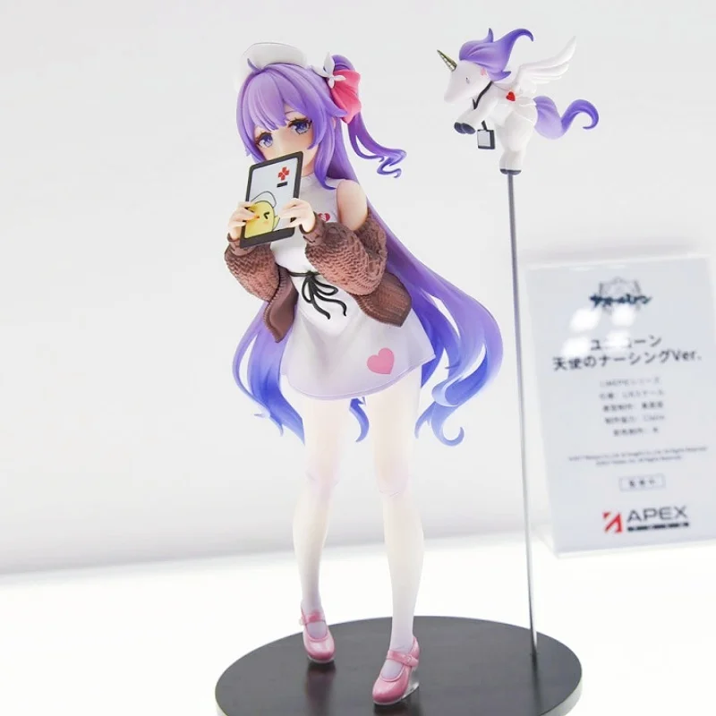 

[In Stock] Genuine Azur Lane Anime Toys Cute Hms Unicorn Angel Care Time Series Figurine Game Models Ornament Toys Gifts