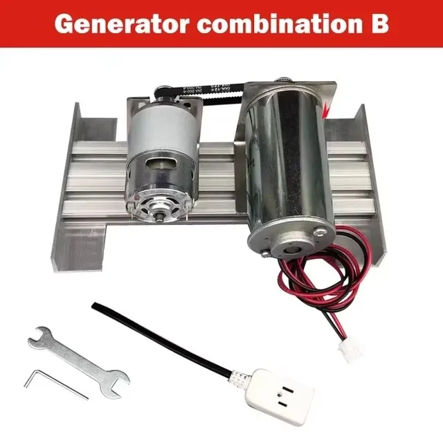 220 V DC Permanente Magneet Borstelloze Generator DIY Hoogspanning Generator Dubbele Lager Mute 775 Motor Miniaturere Oplaadbare