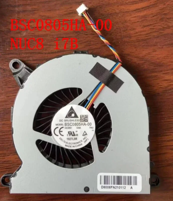 

Fan For Intel NUC8 NUC8i7BEH NUC8i5BEH NUC8i3BEH BSC0805HA-00 M.2+SATA3 BAZB0808R5H D08008FN200330 All-IN-ONE