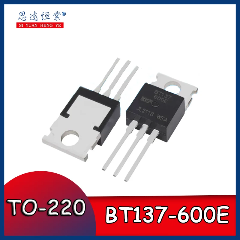 

10pcs Brand-new domestic BT137-600E TO-220 through-hole bidirectional thyristor BT137 transistor