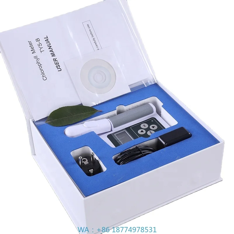 أليزر لمراقبة نمو المحاصيل للاستخدام الزراعي جهاز اختبار مغذيات النباتات المحمول محتوى الكلوروفيل الرقمي