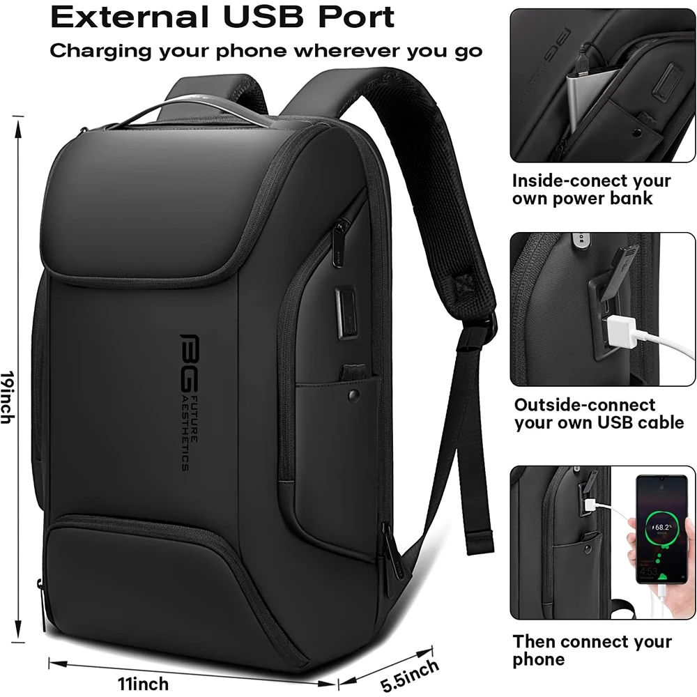 backpack that can charge your laptop Travel Backpack, 17 Inch Extra Large Laptop with USB Charging Hole 45L Anti Theft Travel Backpack Water Resistant College Business Computer Bag Fit 17.3 Inch Laptop for Men Women wallet and some slim 15.6 laptop KOPHLY Lightweight Travel Laptop Backpack,