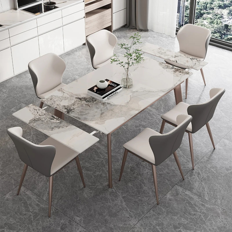 

Nordic Slate Dining Tables Living Room Luxury Design Modern Dining Tables Kitchen Coffee Tavolo Pranzo Home Furniture SR50DT