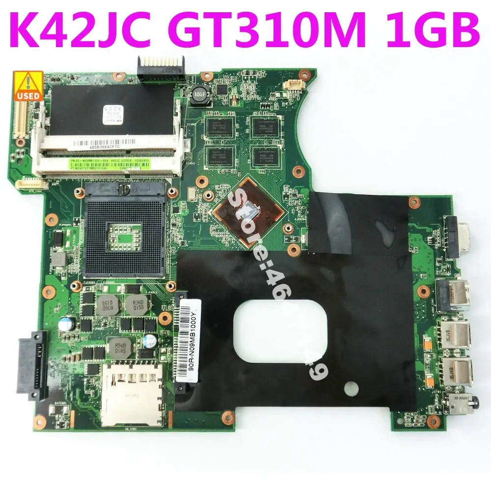 

K42JC GT310M 1GB HM55 Mainboard REV2.0 /2.2 For ASUS A42J X42J K42J K42JC Laptop Motherboard 60-N09MB1000-B04 100% Test Used