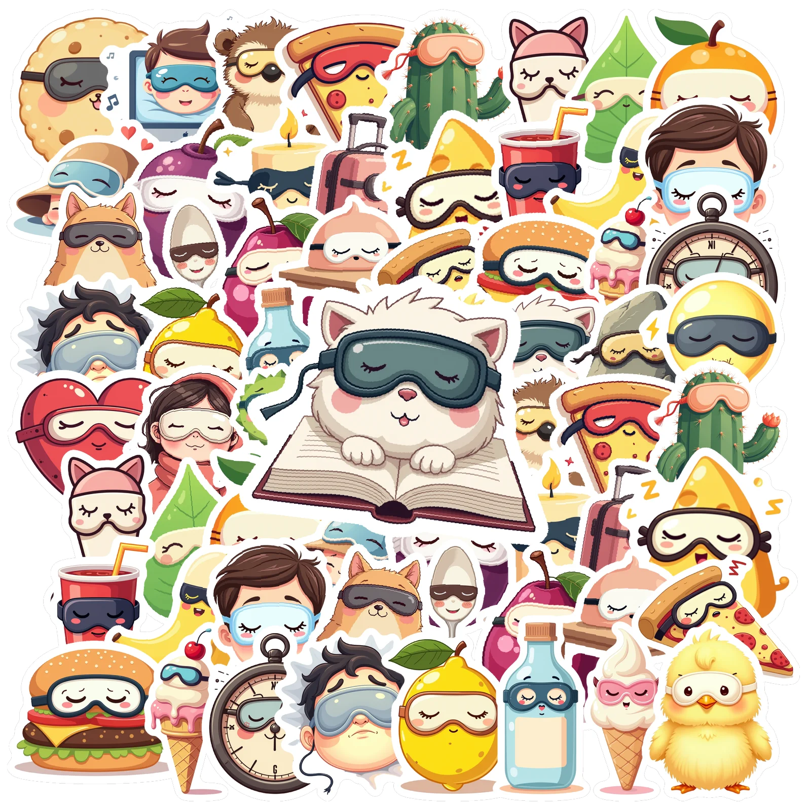 35pcs-100pcs Humorous Stickers Cartoon DIY Stickers Stickers For Guitar DIY Bicycle Skateboard Laptop Luggage Decor