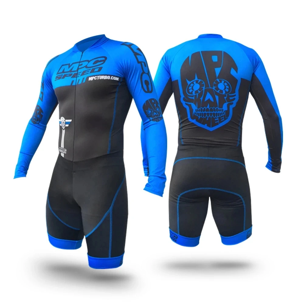 Mpc Racing Suit Speed Inline Roller Skate Skinsuit Fast Skating Triathlon Skinsuit Competition Suit Bike Sport Run Jumpsuit