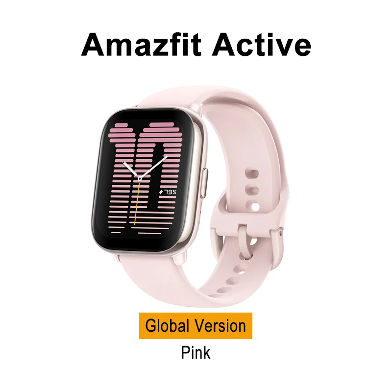 Global Version Amazfit Active 42mm Smart Watch 5 Satellite Positioning Systems 14 Days Battery Life Smartwatch For Android IOS