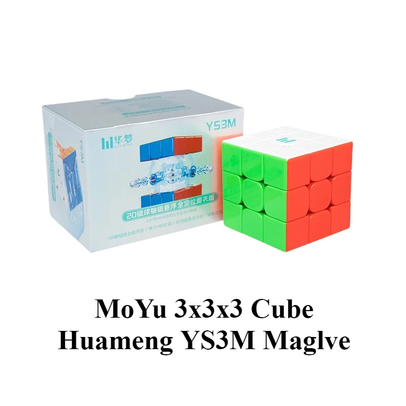 

Moyu 3x3 Cubo Magico YS3M UV Huameng 3x3 The Soul of Racing Magnetic Magic Speed Cube Professional Puzzle Toys Cubo Magico