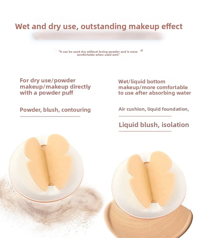 Super Grube Puszki Kosmetyczne Duże Rozmiary Korektor Podkład Gąbki Poduszki Do Użytku Na Sucho i Mokro Do Twarzy Makijaż Narzędzia