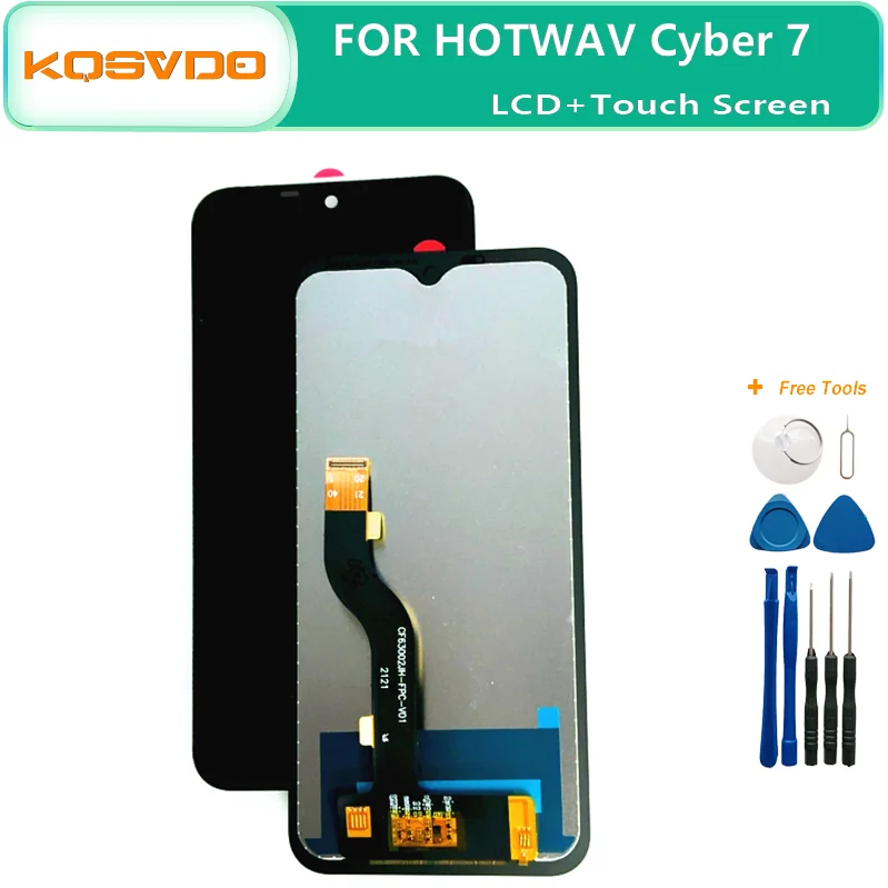 For Hotwav Cyber 7 LCD Display Screen Touch Digitizer Glass Replacement For Hotwav Cyber7 Display LCD + Glue