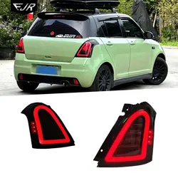 For Suzuki Swift 2004-2016 Tail Light Assembly Modification LED Flowing Turn Signals Rear Taillights