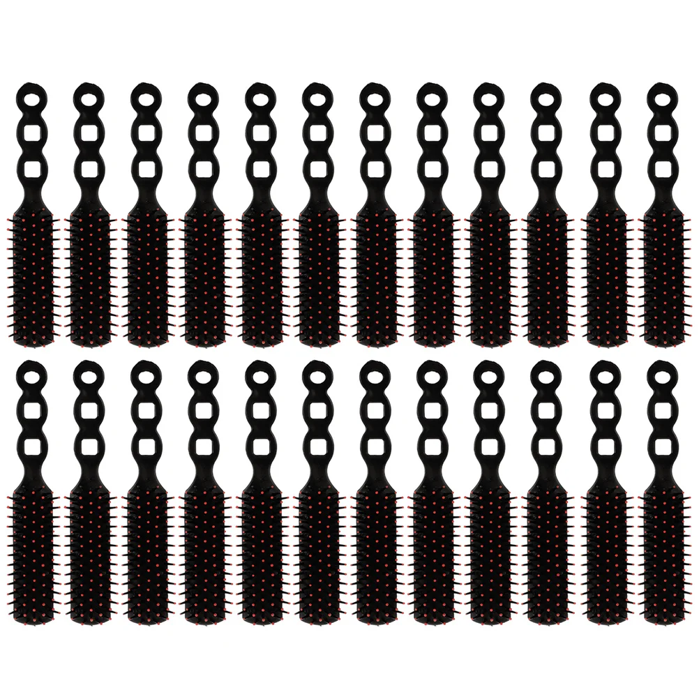 

24pcs Comfortable Hair Massage Combs For Women Detangling Scalp Massager Lightweight Travel Durable Smooth Round Teeth Plastic