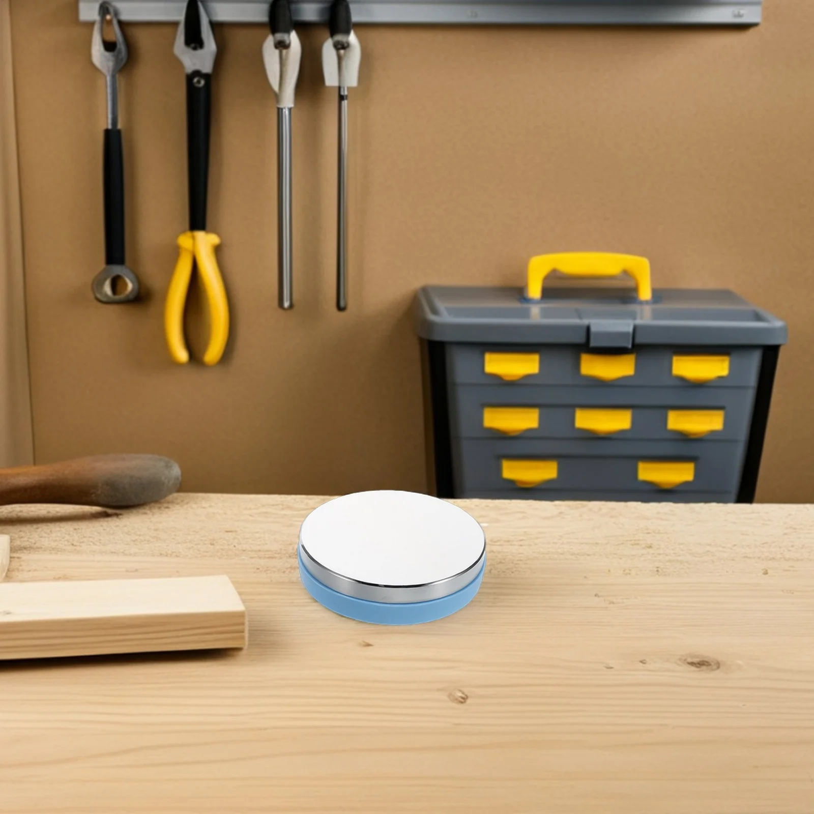 

No Rebound Steel Metal Workbench Mirror Polished Surface Metal Stamping Flattening Jewelry Crafting Station Metalworking Table