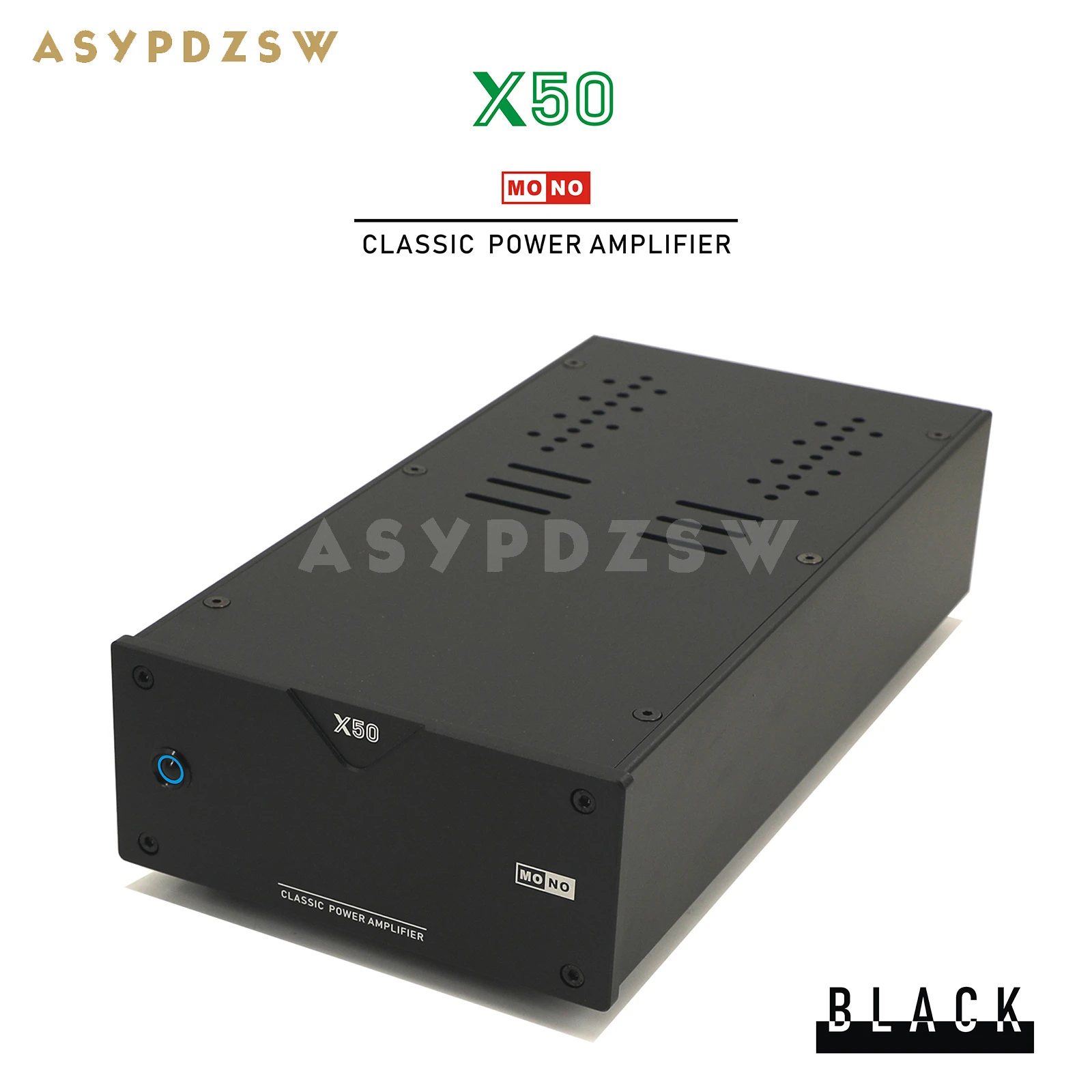 X50 MONO Power Amplifier HIFI Single Channel Class AB Audio AMP