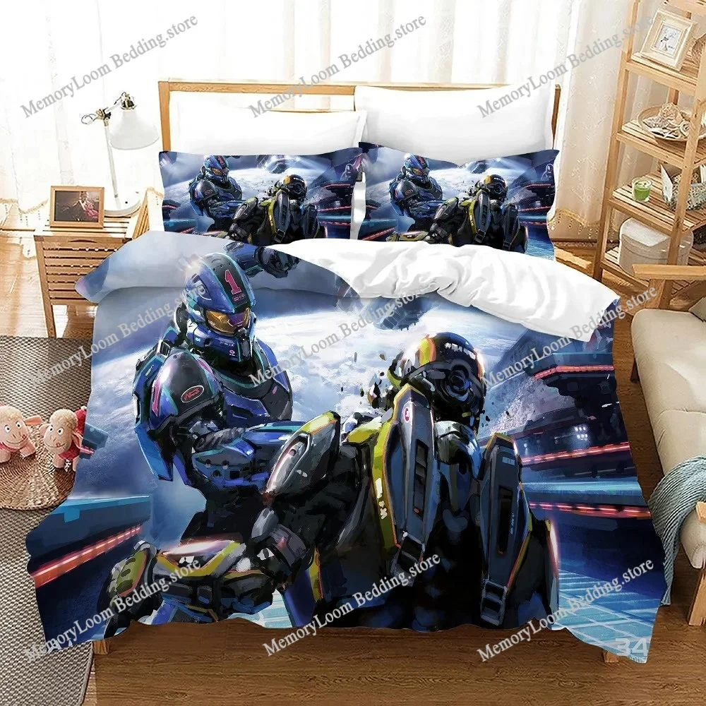 

Game Halo Guardians 3D Printed Duvet Case Pillowcase Bedding Set Twin Full King for Kids Adults Bedroom Home Textileextile