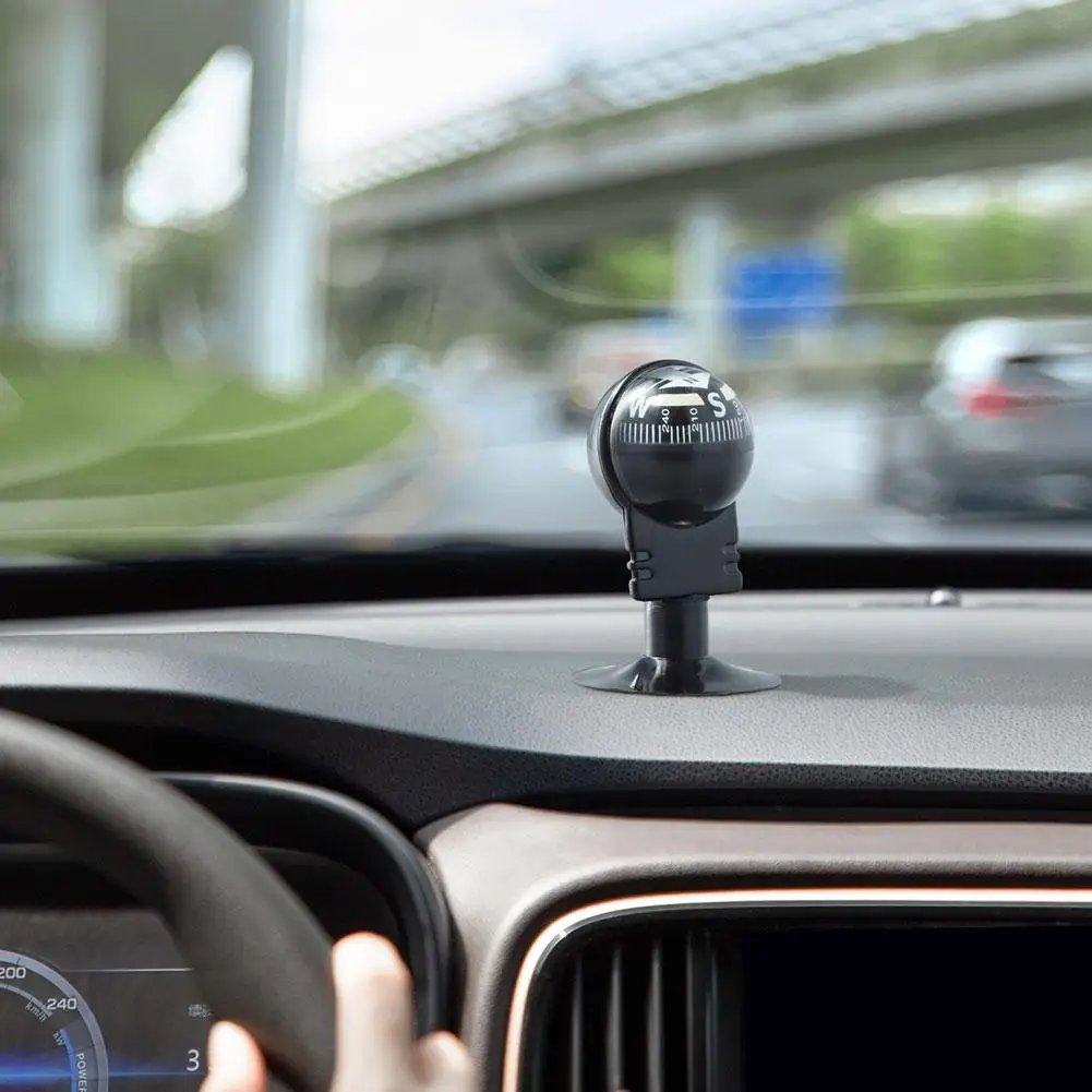 

360 Degree Rotation Waterproof Vehicle Navigation Ball With Car Truck Pointing Guide Suction Ball Cup Shaped J8J6