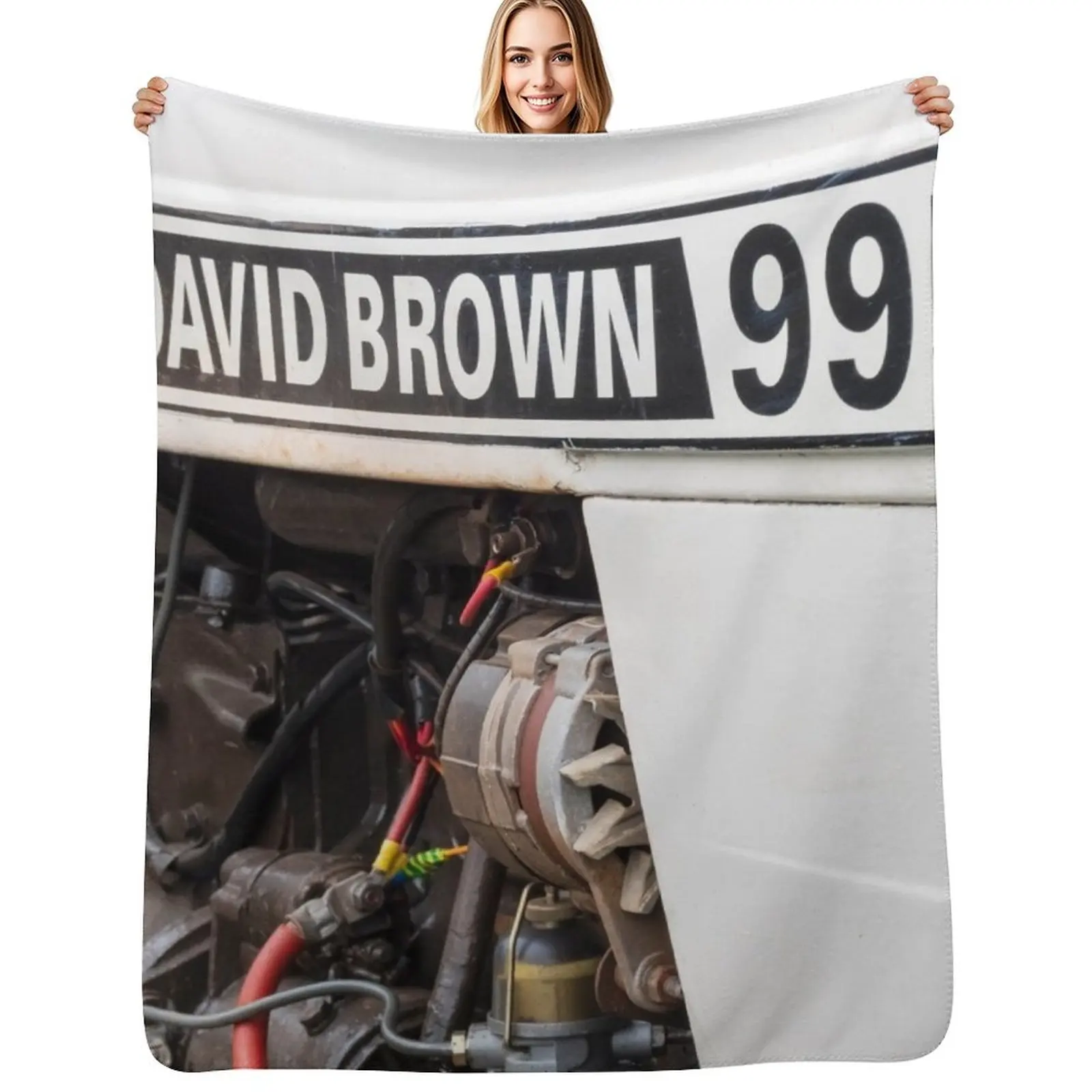 

Vintage David Brown 995 tractor Throw Blanket Fade Resistant Durable Throw Blanket