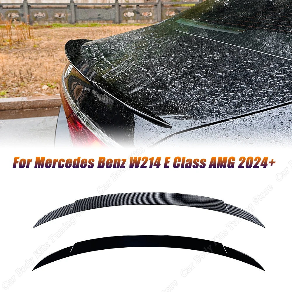 

Car Rear Wing Spoiler Trunk Tail Rear Wing Splitter Decorative Accessories For Mercedes Benz W214 E Class E260 E300 AMG 2024+