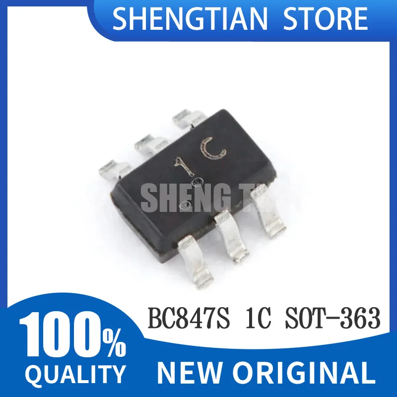 

100PCS BC847C BC847 SOT-23 NPN smd transistor IC