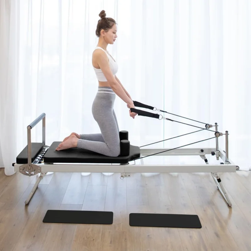 Foldable Pilates Reformer,  Machine & Equipment for Gym Workout and Home Use, Suitable  Intermediate  Beginners