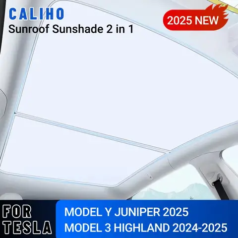Tesla Model Y Juniper 2025 모델 3 Highland 2023-2025 Ice Cloth Sun Pare 전면 후면 채광창 액세서리 용 선 루프 차양