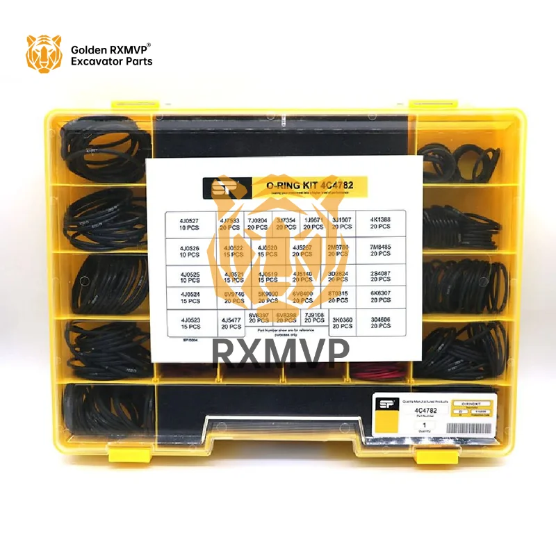 4C8253 Silicone O Ring Kit Box For Excavator