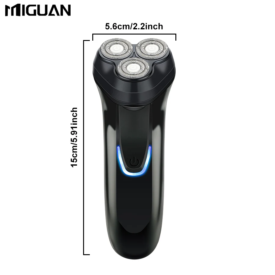 Electric shaver, rechargeable mini portable shaver, intelligent floating shaver, the choice of gift for men, Father's Day Gift
