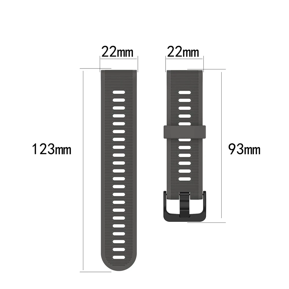 Cinturino per orologio in Silicone per Garmin Forerunner 935 945 955 965 Smart wacth band 22mm cinturino per orologio per fenix 7 6 5 S62 Gen 2 correa