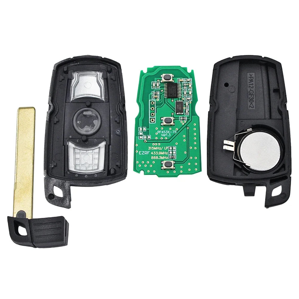 3B Remote Key Fob 315LP MHZ 315MHZ/433MHZ/868MHZ for BMW CAS3 CAS3+ 1 3 5 6 7 Series X5 E60 E70 E71 E91 E92 ID7944/ID46 Chip