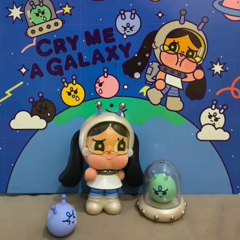 تايلاند المحدودة حقيقية صندوق أعمى Crybaby صرخة لي غالاكسي الشكل لطيف دمية Crybaby نموذج جمع عيد الحب لعبة الهدايا