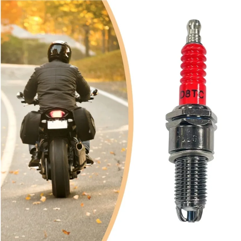 3-Electrode A7TC D8TC High Performance Motorcycle Iridium Spark Plug for 50CC-150CC for Atv GY6 50cc 110cc 125cc 150cc ATV Plug