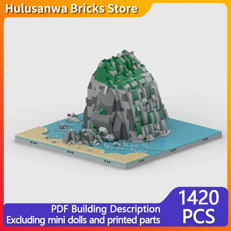 Popular Street View Model MOC Building Bricks Shallow Sea Giant Reef Modular Technology Gifts Holiday Assemble Children Toy Suit