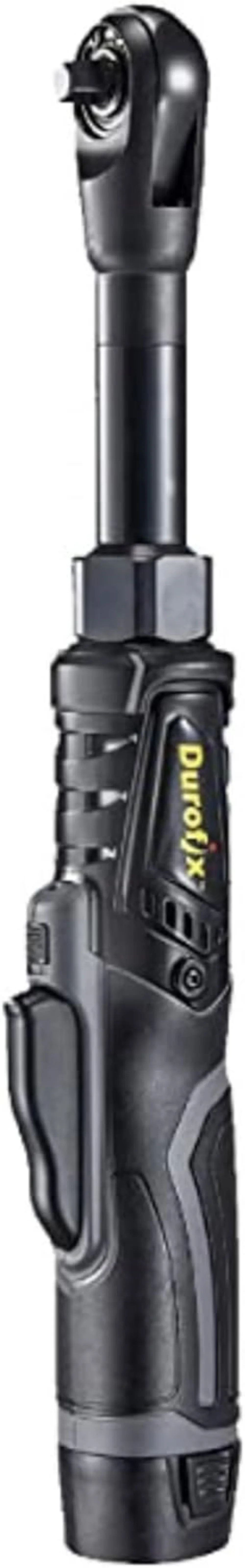 طقم مفاتيح ربط بسقاطة ممتدة 12 فولت 3/8 بوصة مع عزم دوران 60 قدم رطل وإضاءة LED وحقيبة قماش