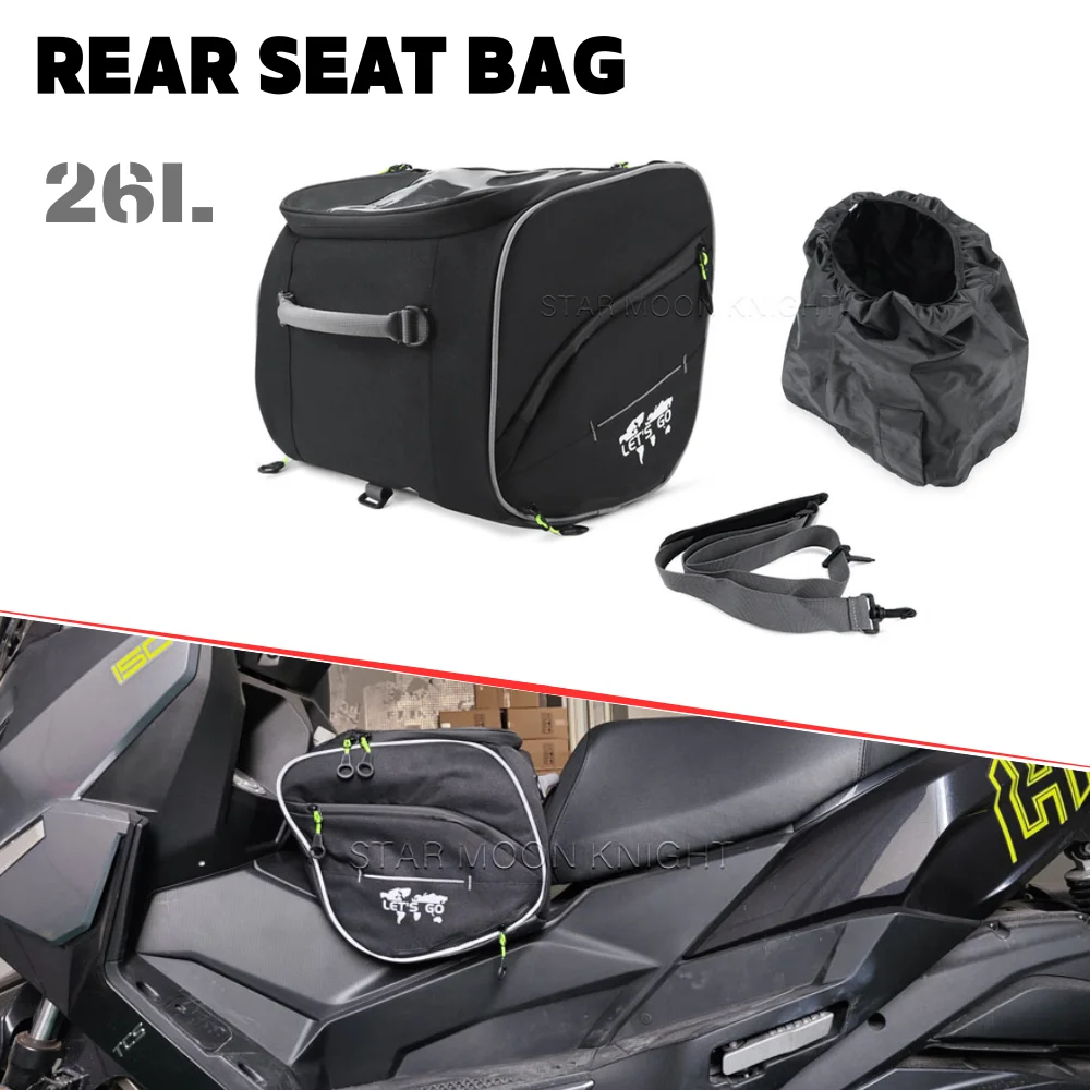 ل BMW R1300GS r1300gs R 1300 GS R1300 GS دراجة نارية 26L الذيل حقيبة متعددة الوظائف دائم أكياس المقعد الخلفي سكوتر نفق حقيبة