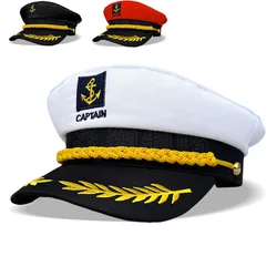 Chapeau de capitaine de marin réglable pour hommes et femmes, Yacht adulte, boule de maquillage, SpanEvent, excellents accessoires de fête