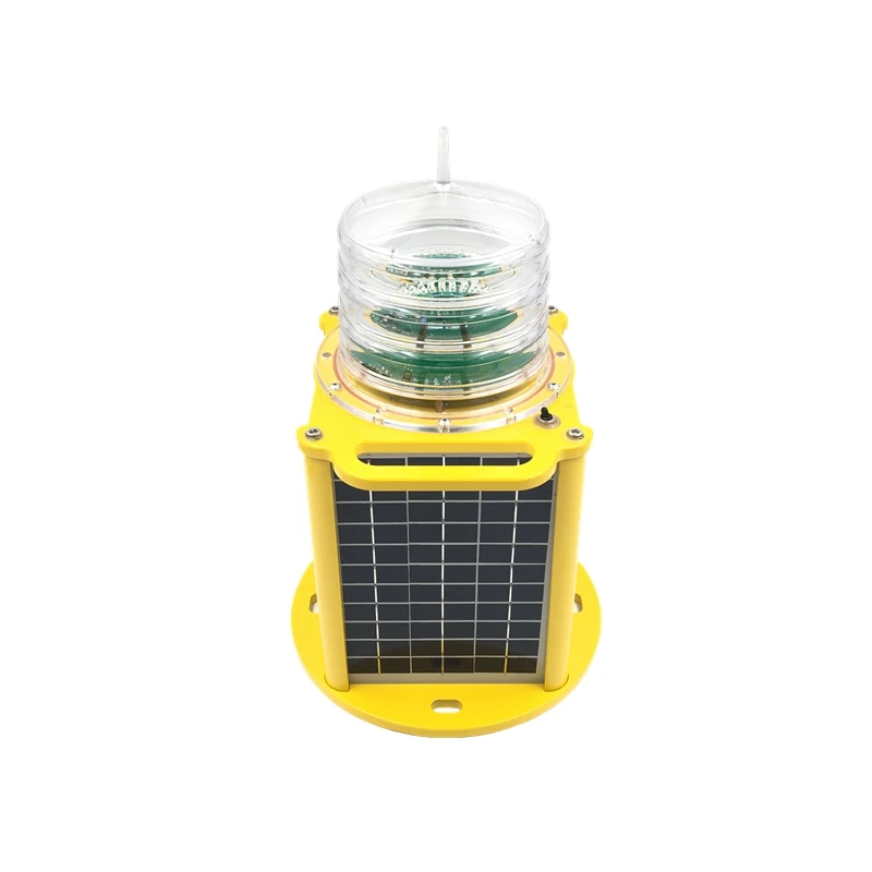 Aviation Obstruction Light /Flashing Red Solar obstruction Beacon Light For Tower