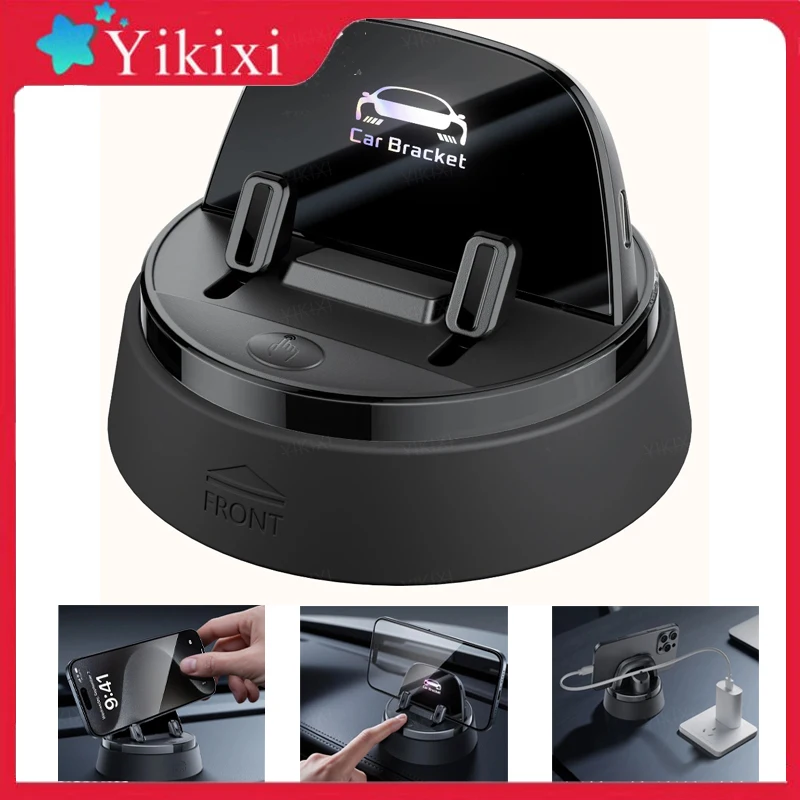 

Новый многофункциональный вращающийся навигационный мобильный телефон, автомобильный электрический кронштейн для мобильного телефона, автомобильная приборная панель, электрический кронштейн