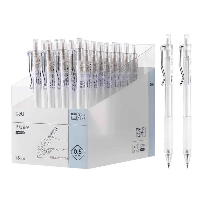 

Deli 4 шт. 0,5 мм/0,7 мм механические карандаши свинцовый сердечник инструменты для рисования эскизов ведущие карандаши канцелярские школьные и офисные принадлежности