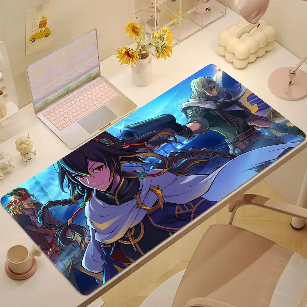 

dnf Mouse Pad Tablet mouse Pad Laptop xl desktop mouse pad, cute HD Rainbow Gaming keyboard pad, csgo Player, 90x40