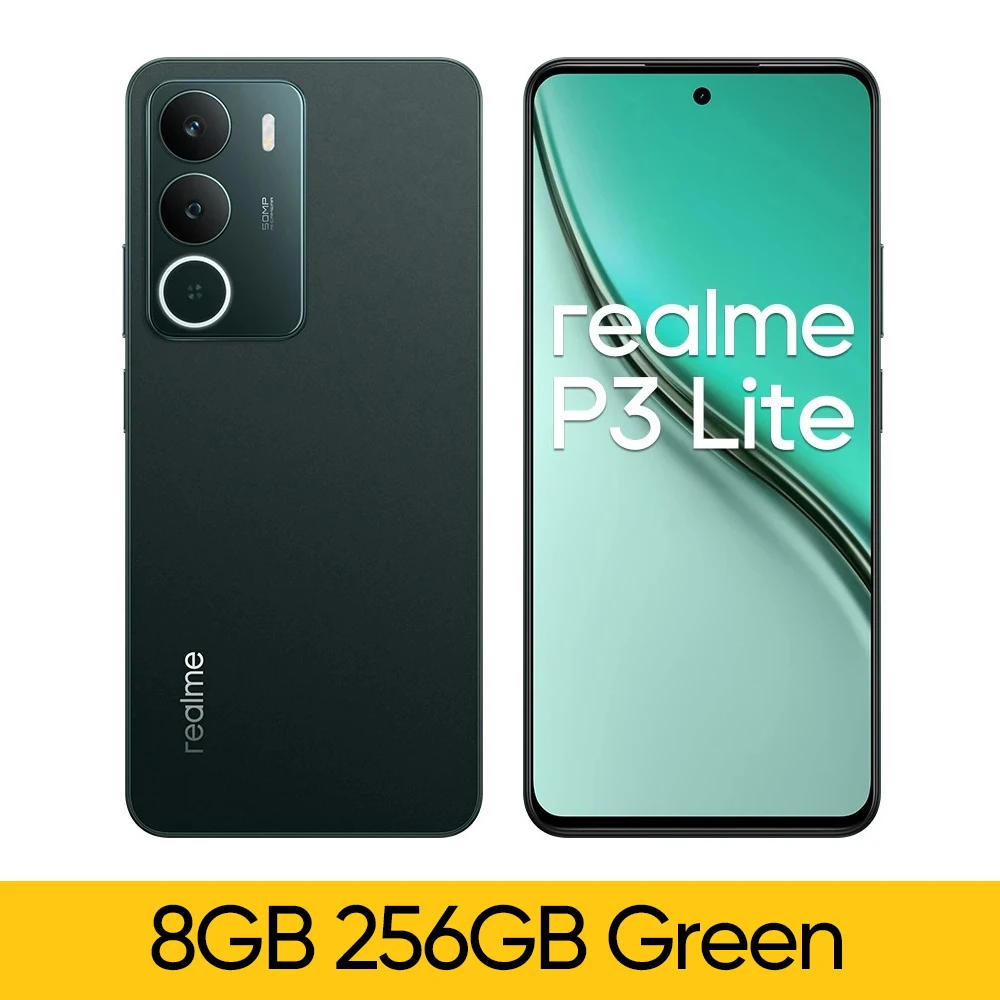 realme P3 Lite スマートフォン 6300mAhバッテリー 15W SUPERVOOC充電