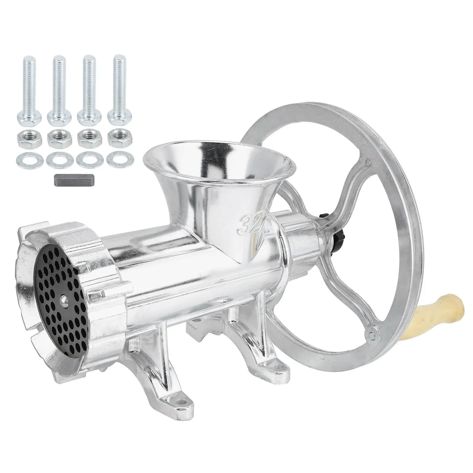 

Hand-Operated Kitchen Meat Grinder Aluminum Alloy Mincer - Multifunctional Separated Grinding Machine