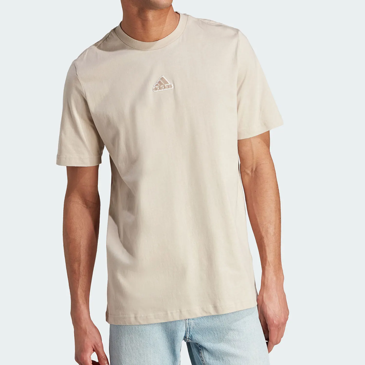 

Adidas genuine M Pile Emb T Men's Sport Casual T-shirt HY1333