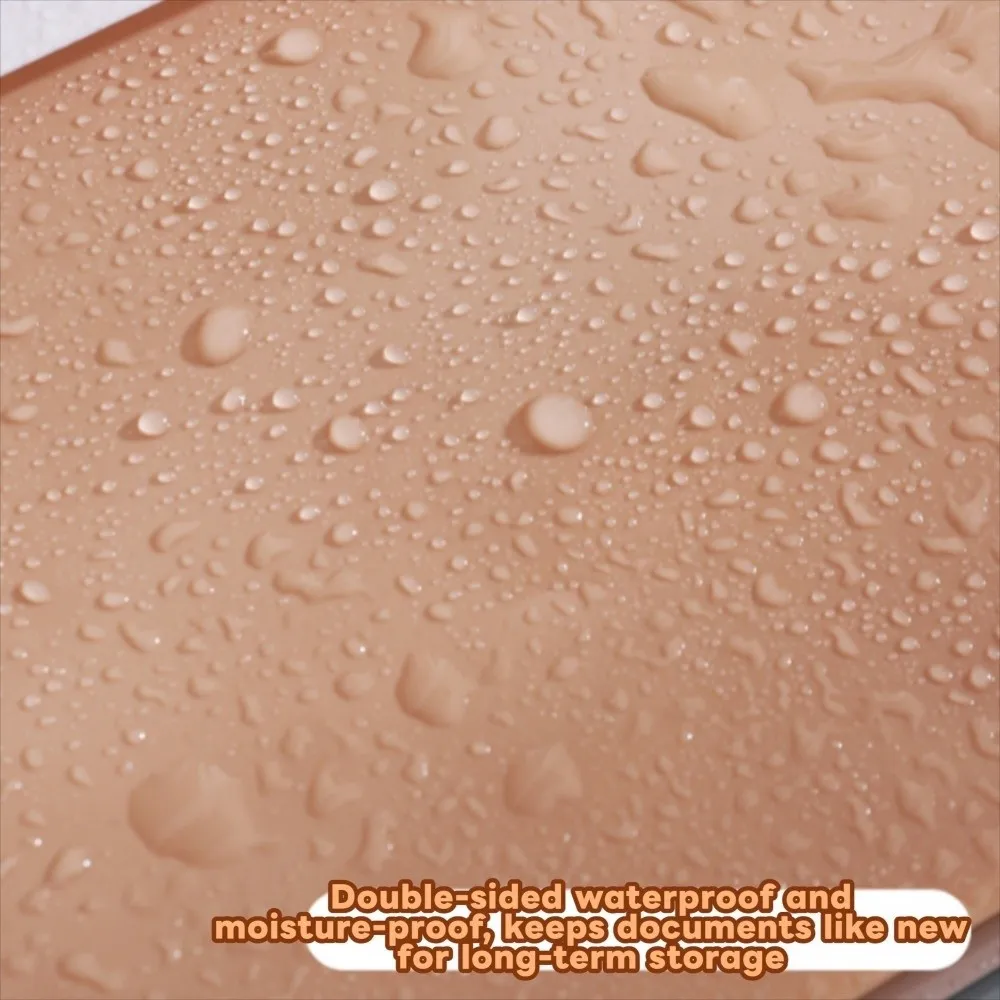 

5 Layers A4 File Folder Storage Bag Waterproof Large Capacity Portable Documents Bag Stationery Protective