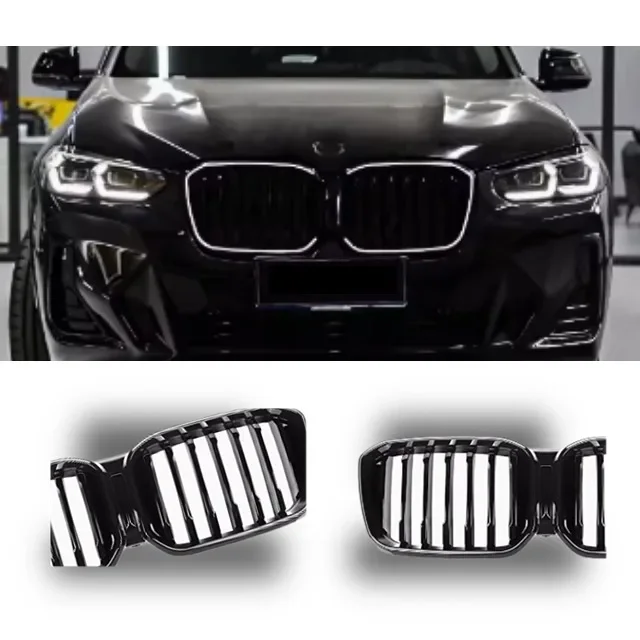 

Car Bumper Mesh Grille Front LED With Light Grille For Bmw X3 X4 G01 G02 2022-in