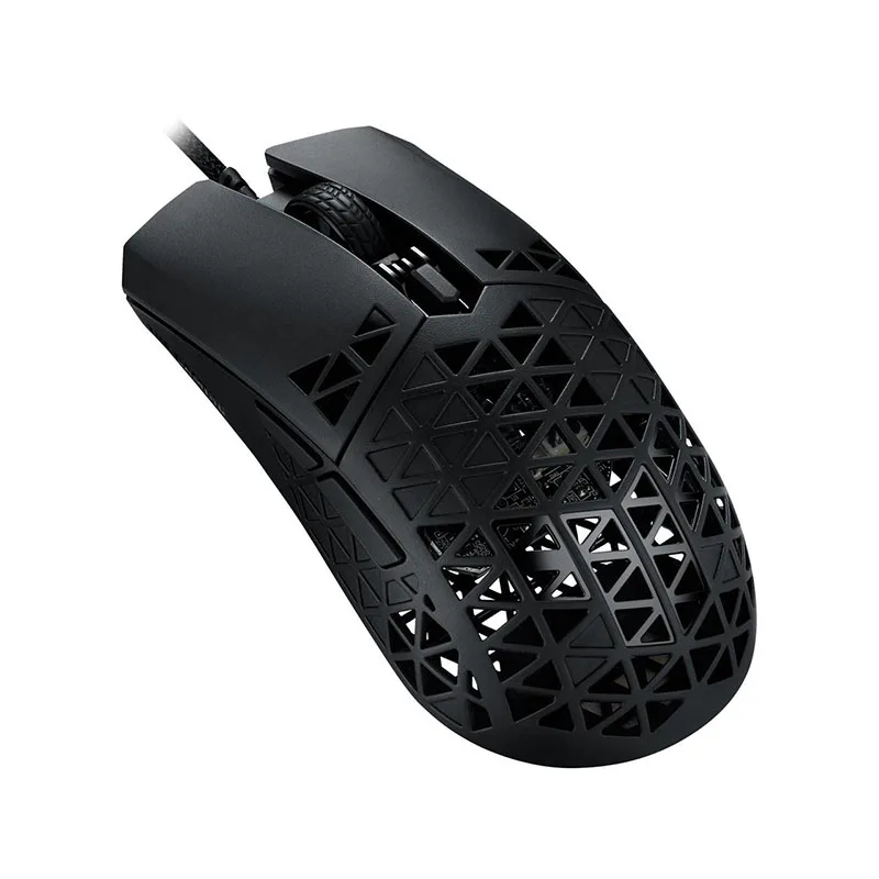 

TUF Gaming M4 Air Lightweight Gaming Mouse ( 47g Ultralight Air Shell IPX6 Water Resistance Low Friction PTFE Feet Black)