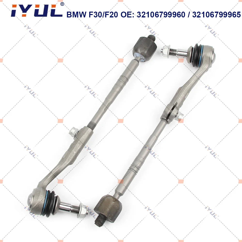 IYUL A Pair Front Steering Tie Rod Head Assembly For BMW 1/2/3/4 Series F30 F31 F32 F33 F34 F35 F20 F21 F22 F80 F82 F83 F87