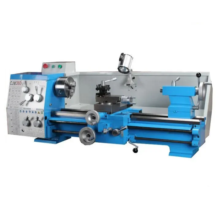 China Factory price CJM360 750mm manual bench lathe machine for metal turning