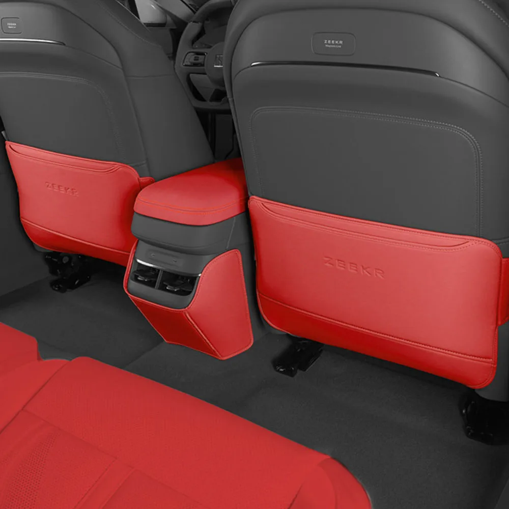 Suitable For ZEEKR 7GT 2026 2027 Seat Back Anti Kick Pad Automotive Modification Parts Anti Dirty Leather Protective Pad
